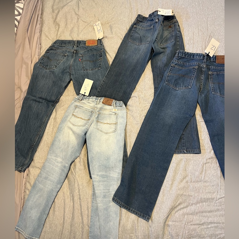 Lot of 4 Kid’s Size 10-14 Designer Jeans